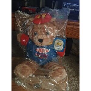 The Hamilton Collection NASCAR #24 Jeff Gordon DuPont Plush Bear 16”